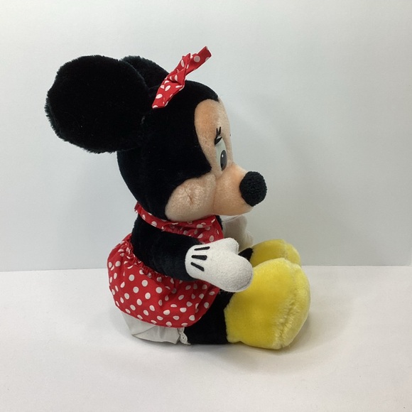 Disneyland Disney World Vintage Minnie Mouse 1980s 10" Plush Doll Stuffed Animal - Picture 3 of 9